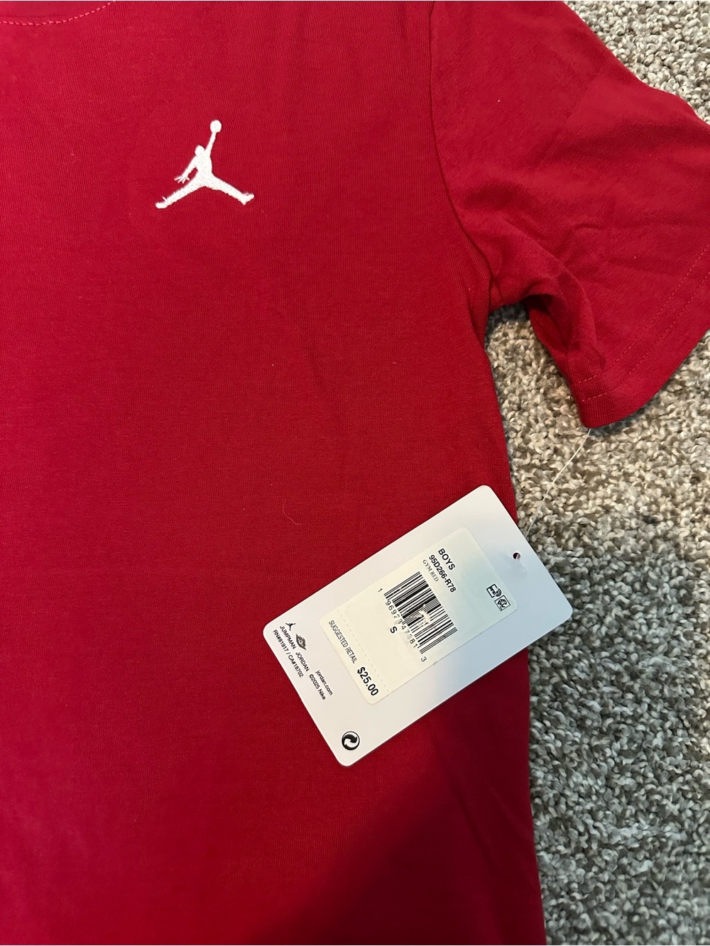Nike and Jordan T-Shirt Bundle Size Small (8-10 yrs) NWT - Picture 2 of 3